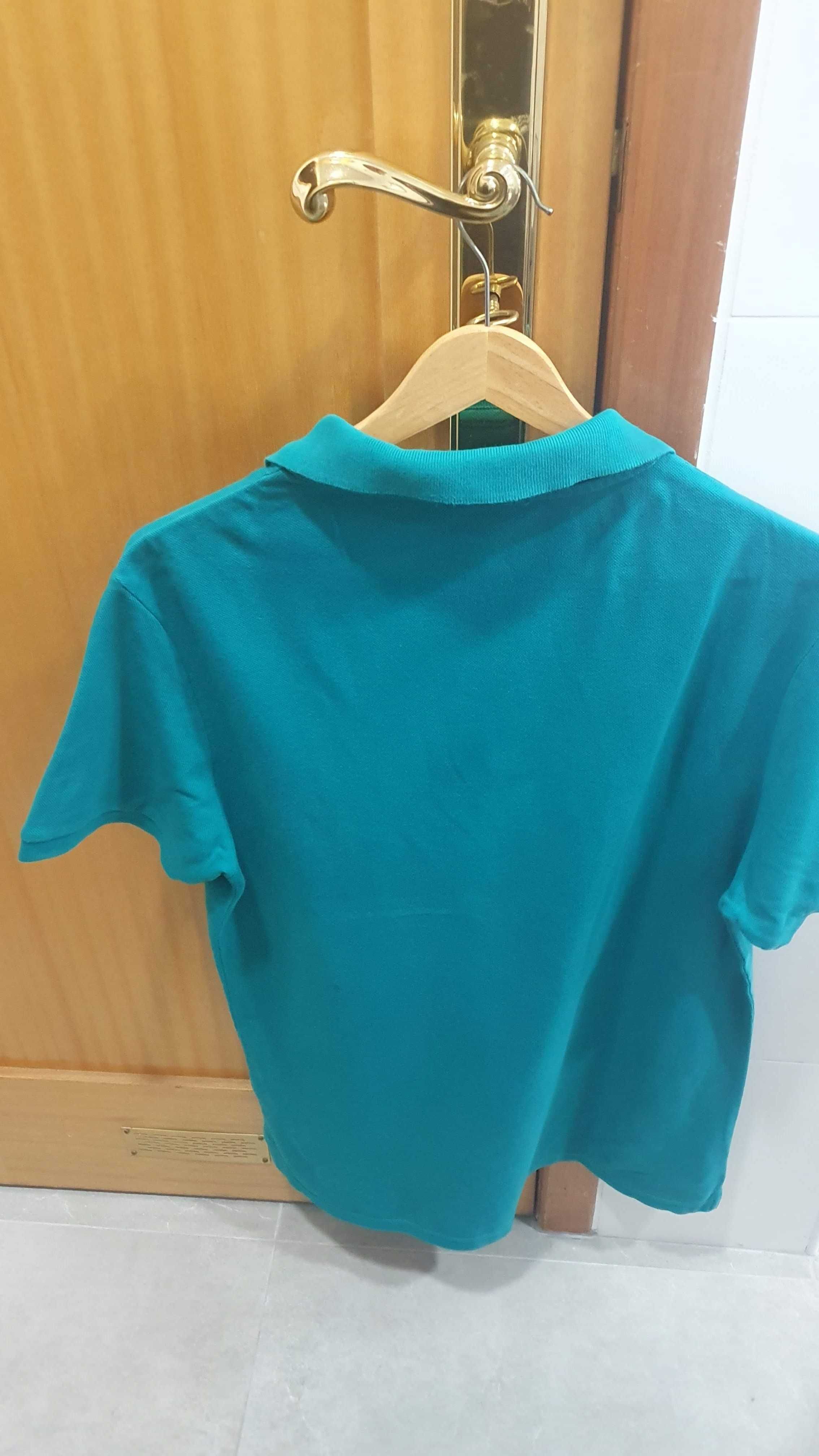 Polo de manga curta homen