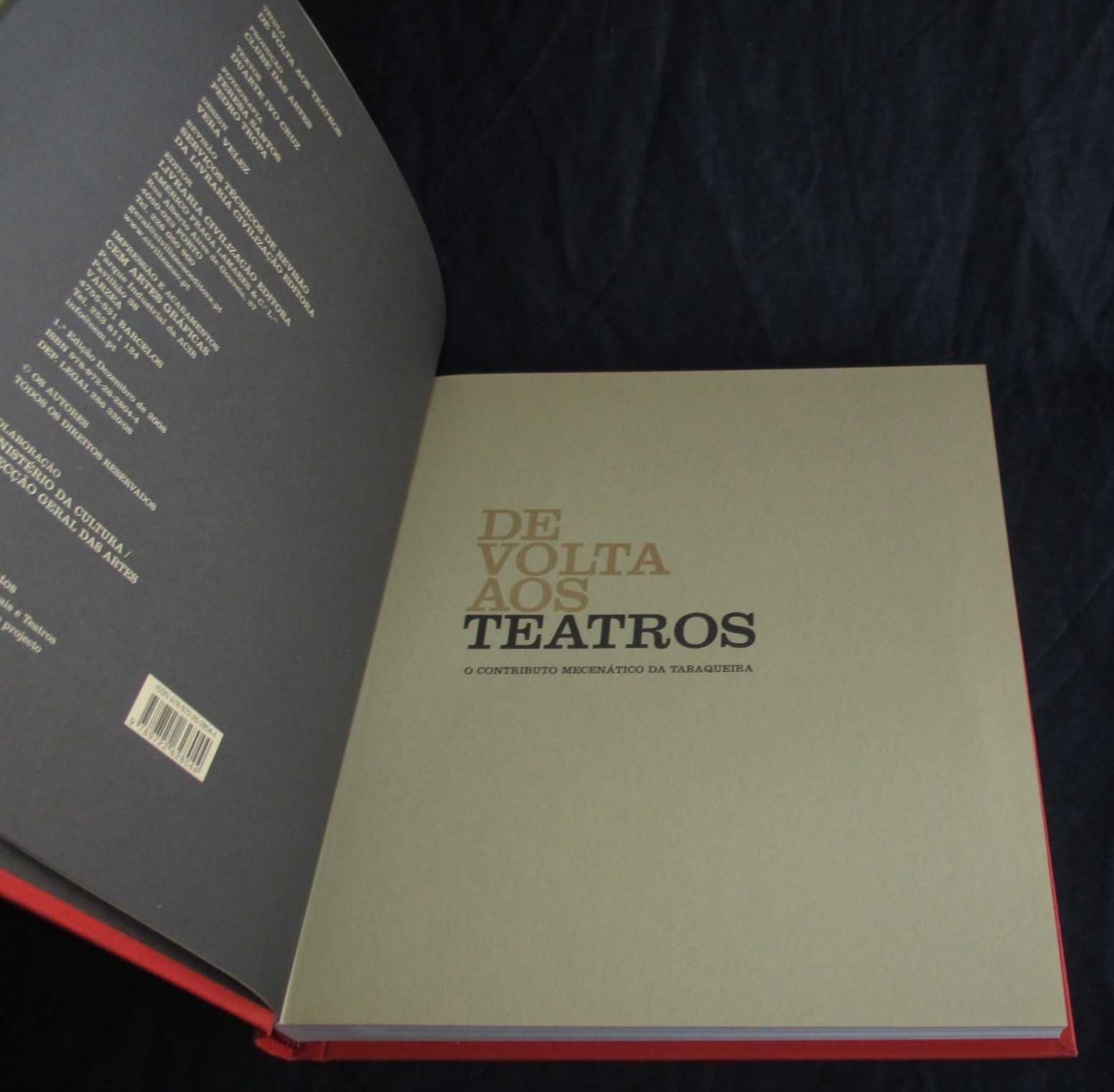 Livro De Volta aos Teatros Duarte Ivo Cruz