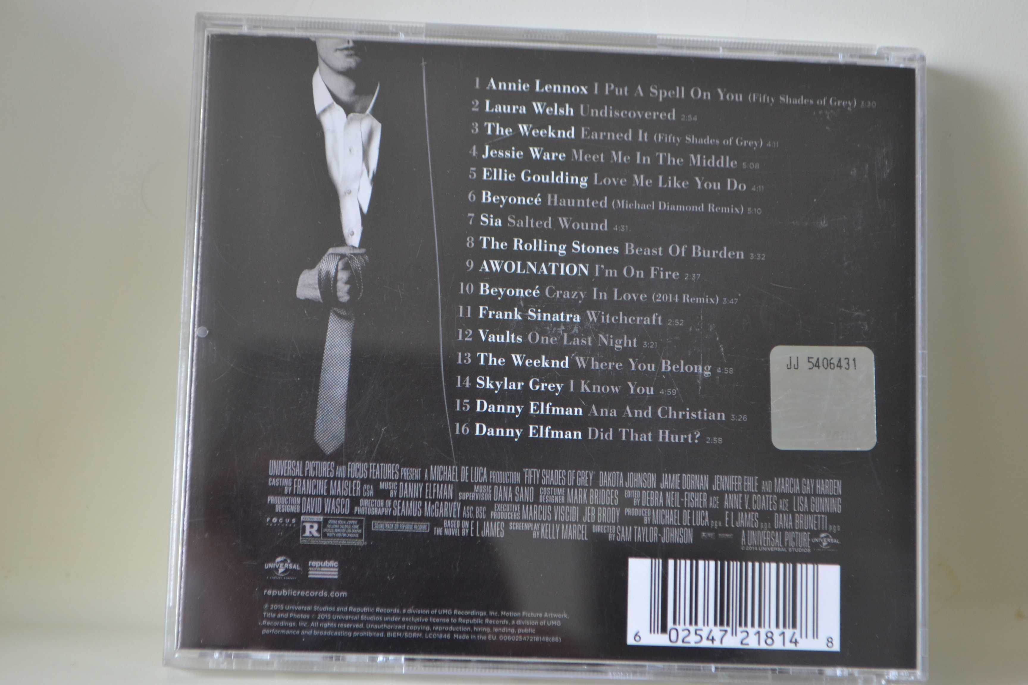 Fifty Shades Of Grey  Original Motion Picture Soundtrack  CD Nowa