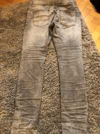 Szare skinny jeansy