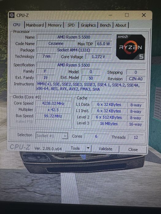 Processador AMD ryzen 5 5500
