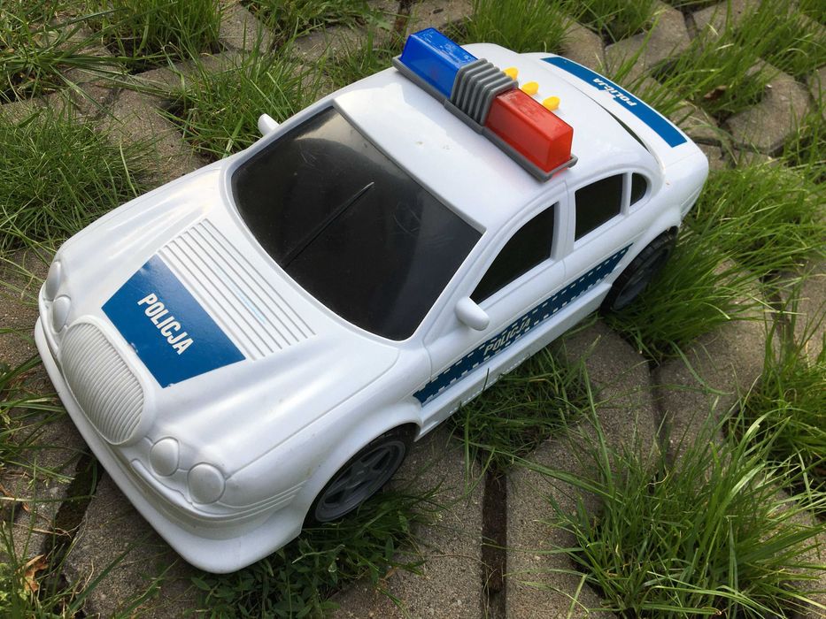 Samochód policyjny Dźwięki, swiatlo