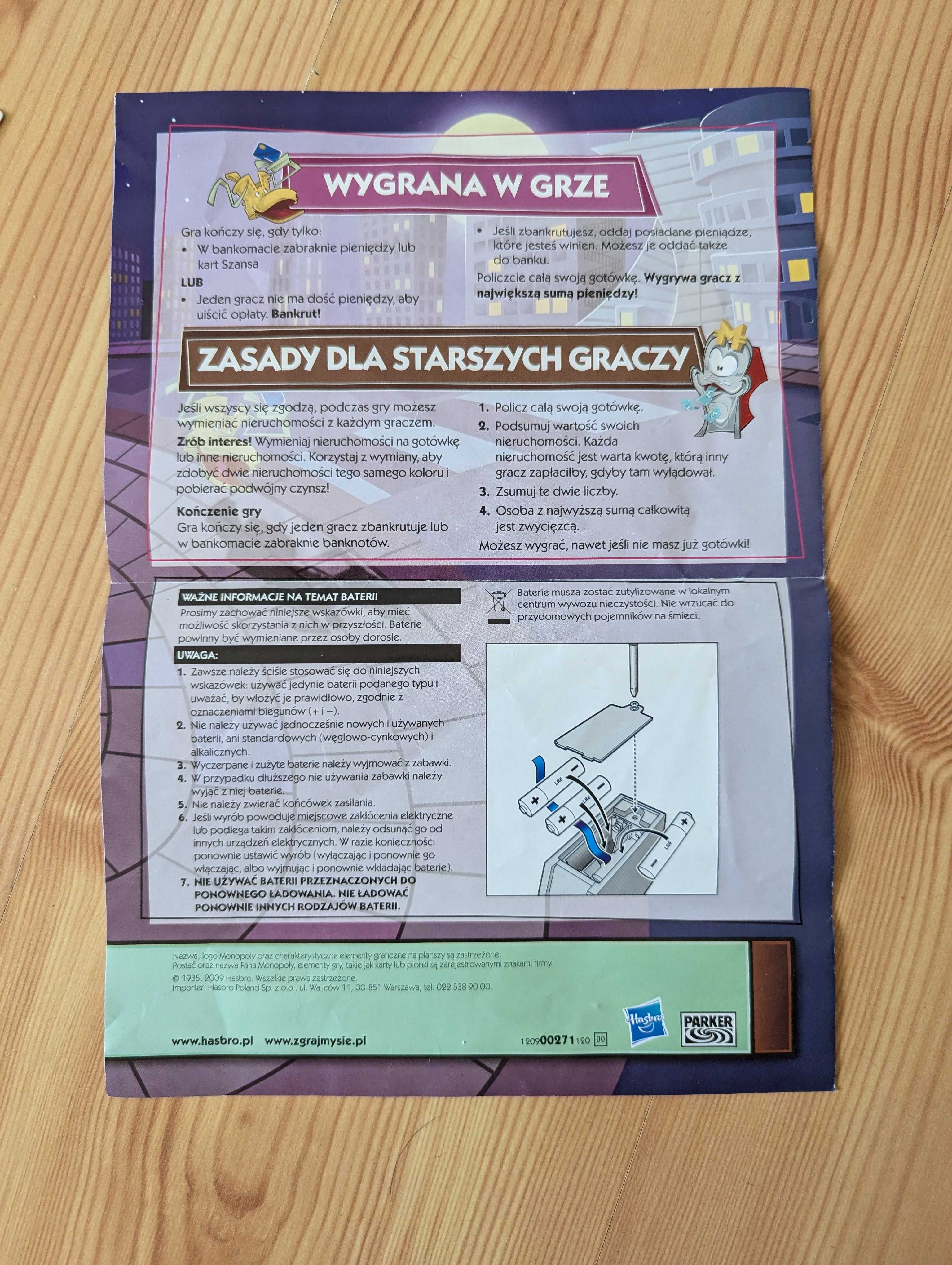 Monopoly Zwariowany bankomat Szalona Gotówka