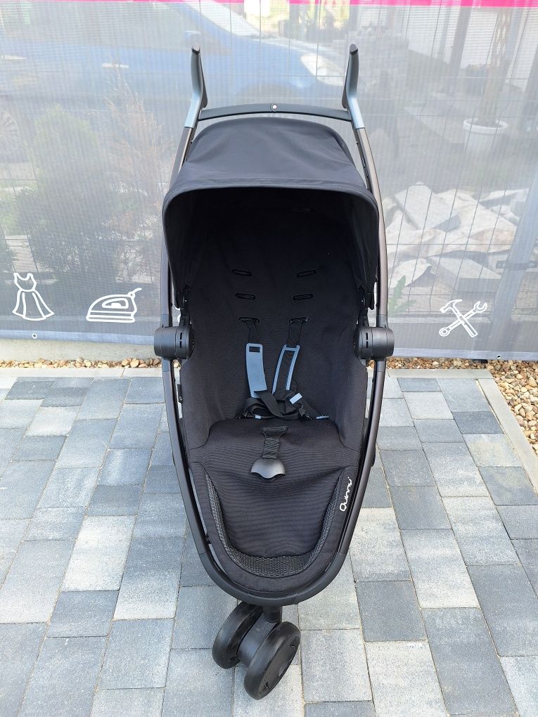 Quinny Wózek spacerowy Zapp Flex Black on Black + adaptery