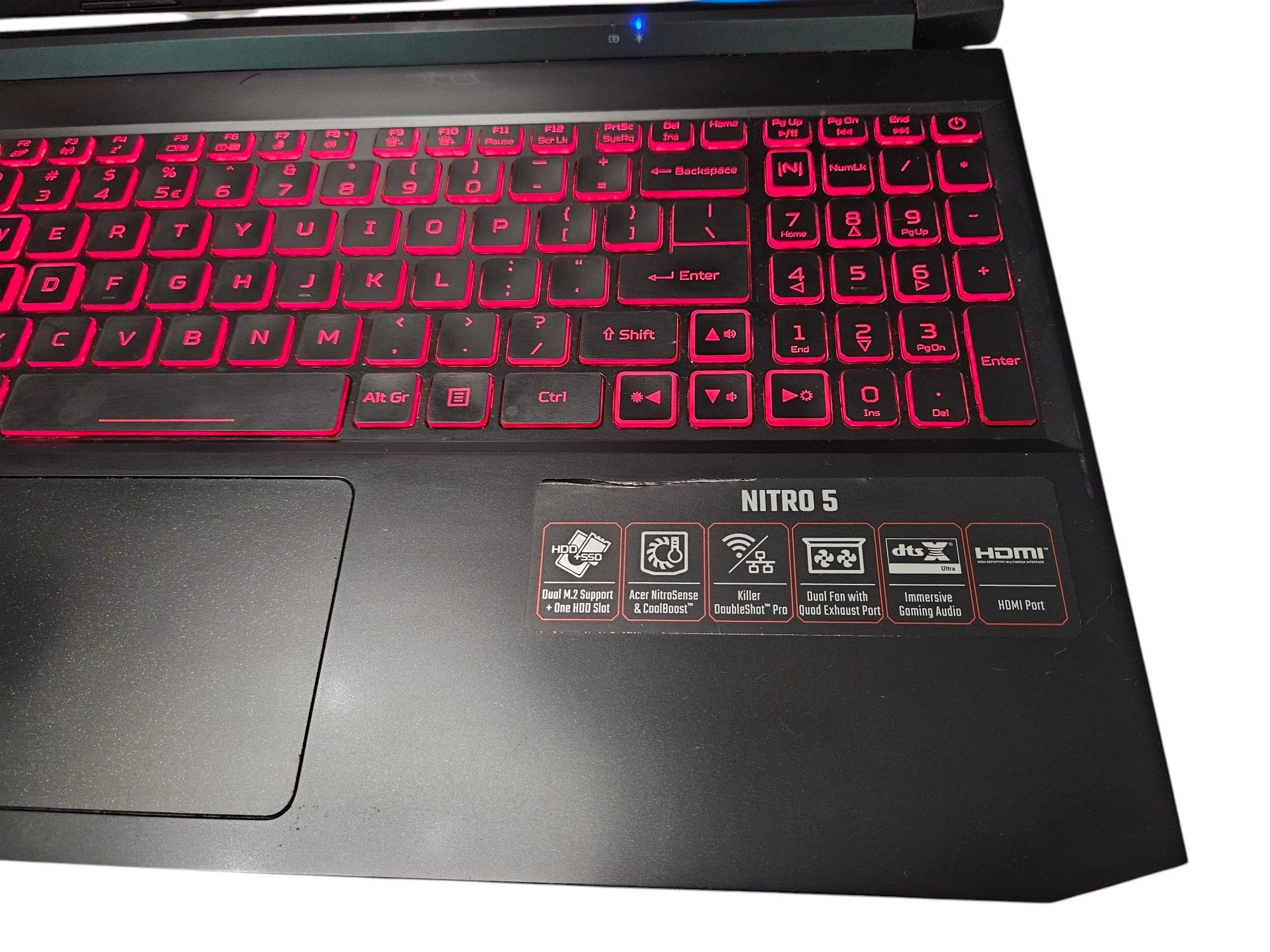 Laptop gamingowy Acer Nitro 5 RTX 3050 i5 SSD 512GB RAM 16GB