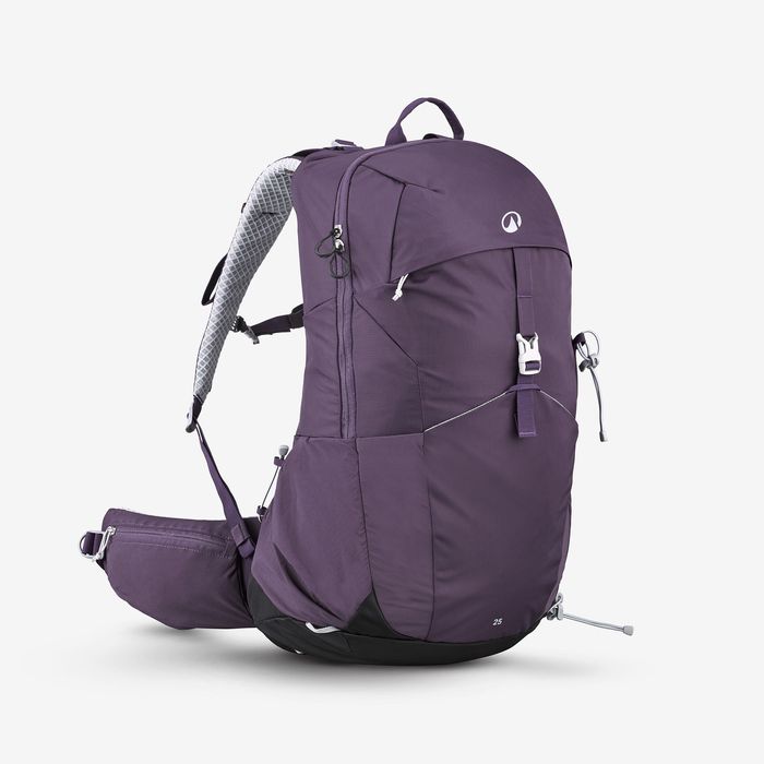 Mochila de caminhada ventilada 25L - MH500 Violeta