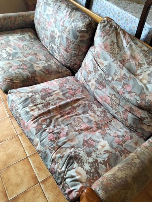 Sofá cama 3 lugares mais sofá individual