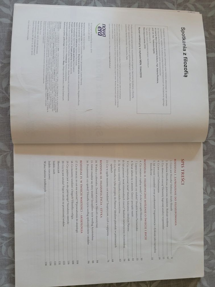 Spotkania z filozofią podręcznik do klasy 1 liceum technikum 1
