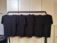 T-shirts pretas homem algodão orgânico, S, M, L e XL
