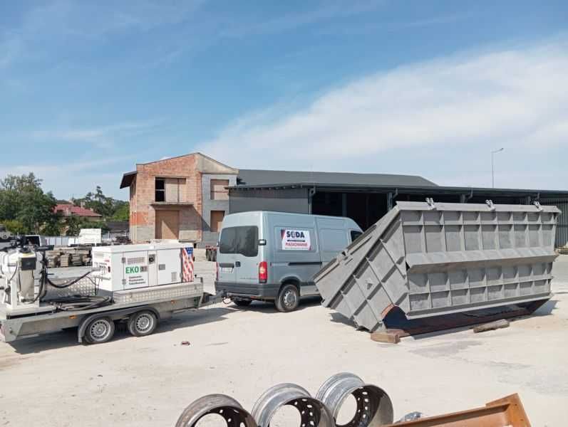 Mobilne piaskowanie,sodowanie