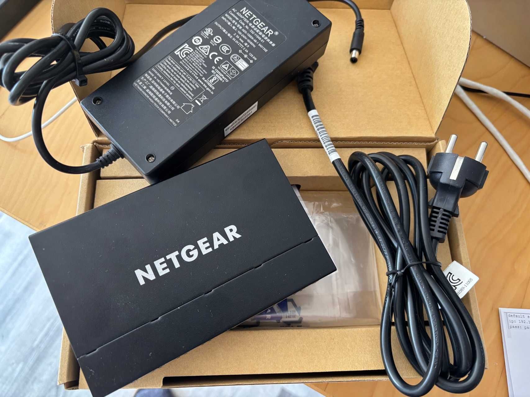 Switch Netgear GS308EPP Gigabit | VLANs | LACP | PoE+