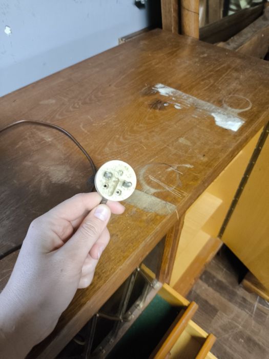 Witryna  podświetlana vintage