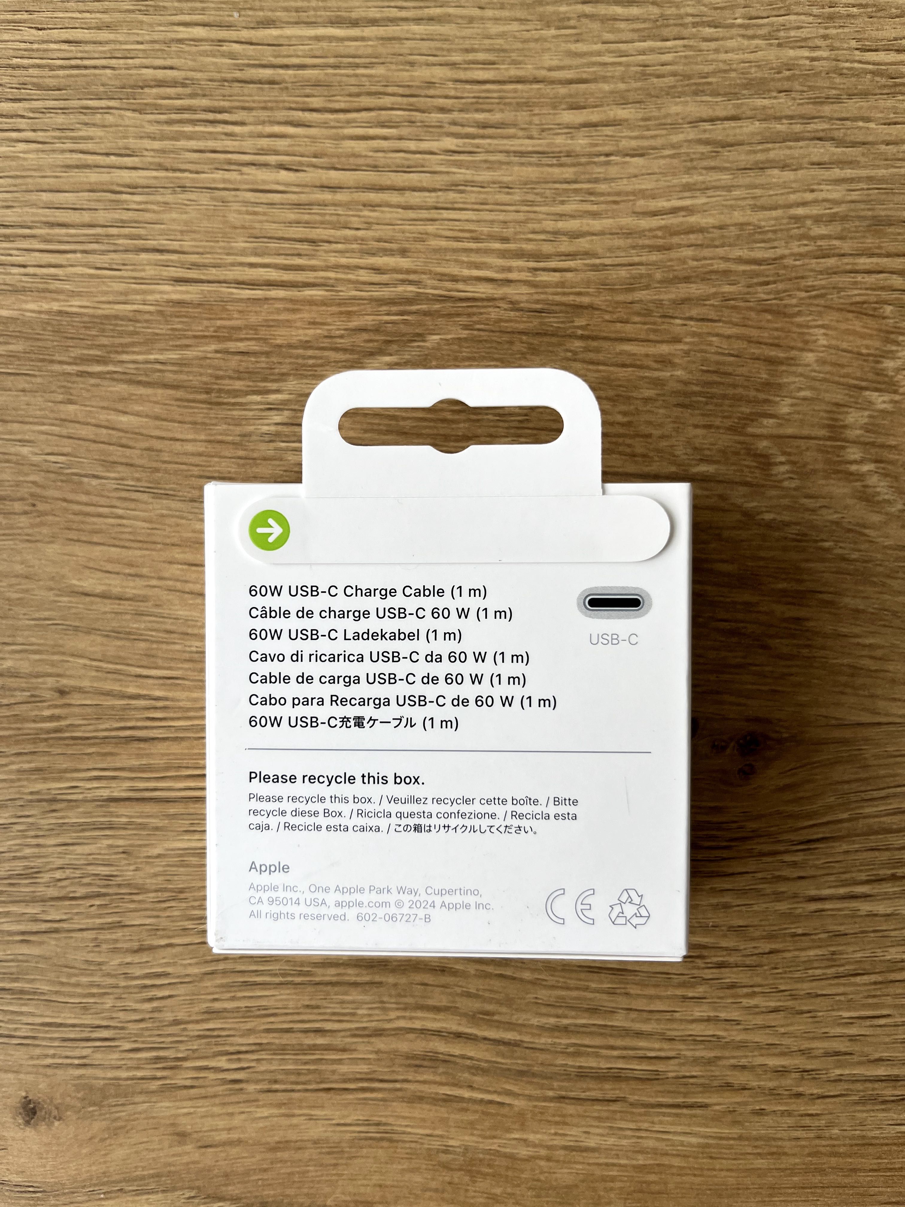 Оригінальний кабель Apple USB-C Charge Cable 1 m iPad/iPhone/MacBook