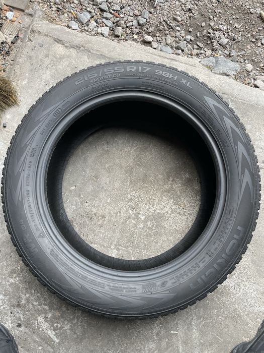 215/55 R17 Nokian WR D4 / 2шт./ зима