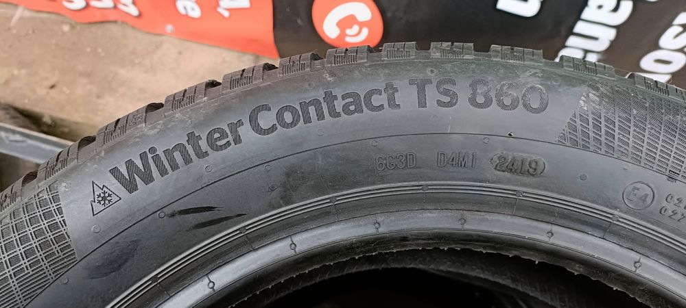 2 x opony (nr.1201) 185/60R16 86H Continental WinterContact TS860