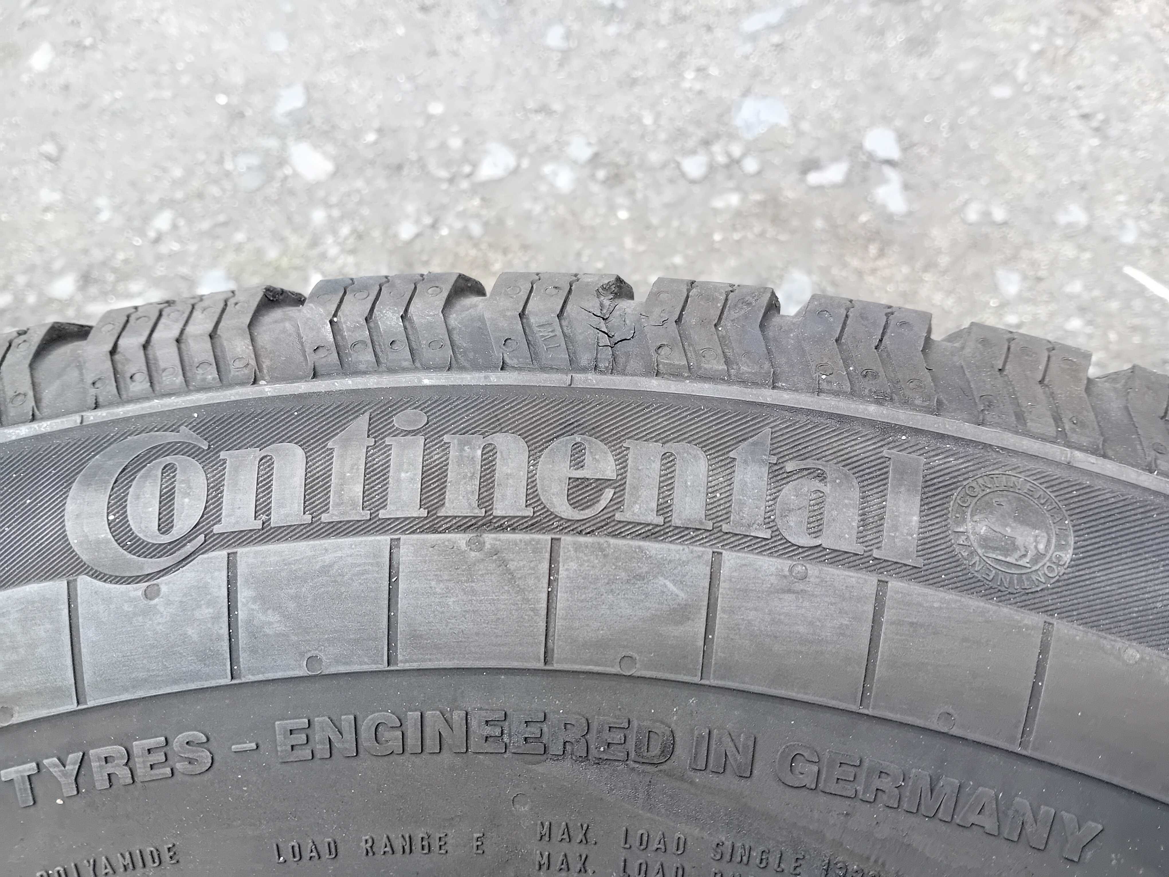 Opony wielosezonowe BUS 235/65/16C Continental 6mm i 4mm F-VAT