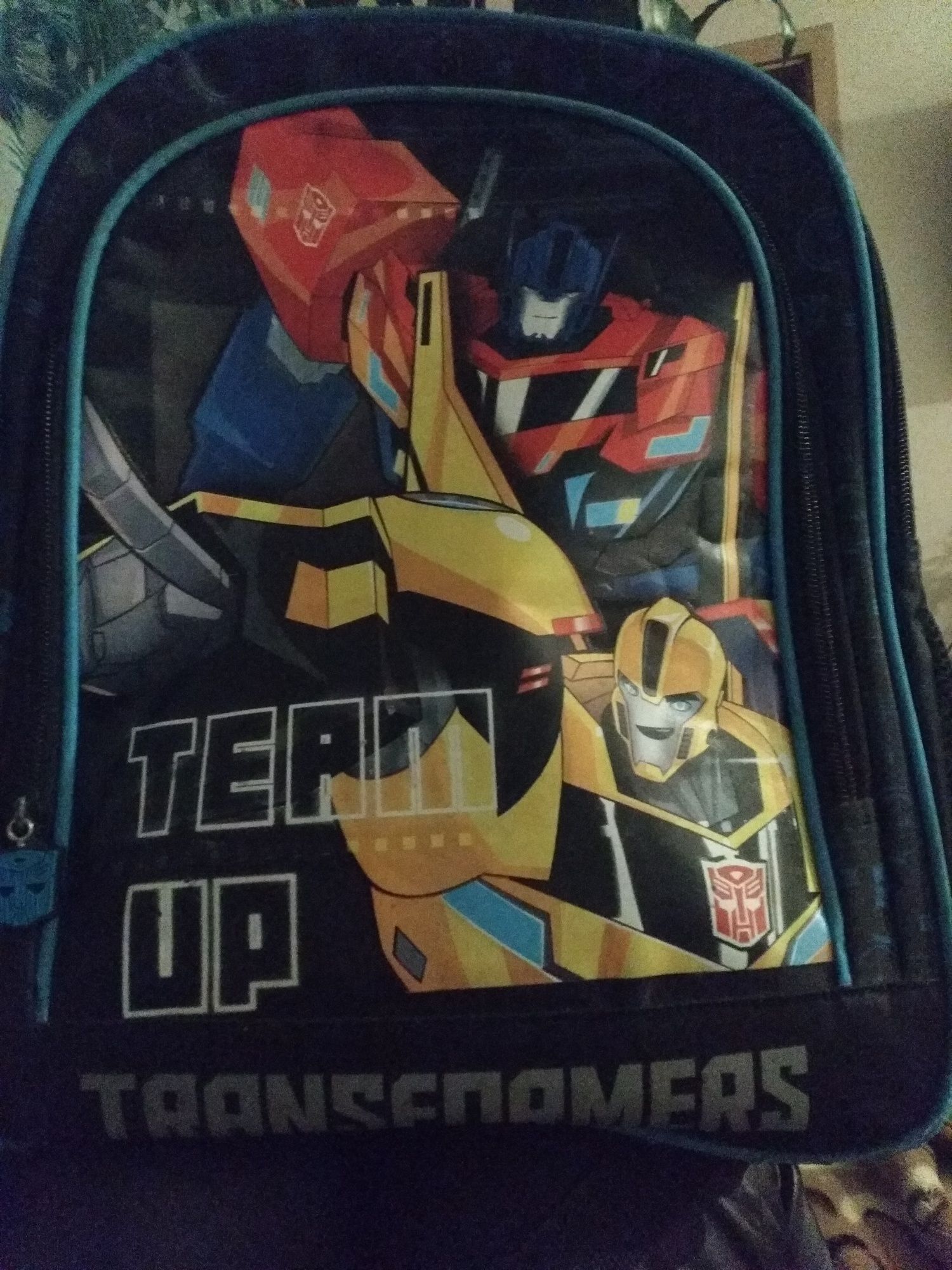 Plecak trzykomorowy Transformers