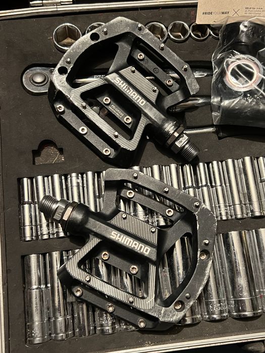 Pedały platformowe Shimano PD-GR500 ns datrmoor crankbrothers chromag
