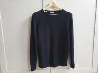 Granatowy sweter męski bawełniany Selected Homme M