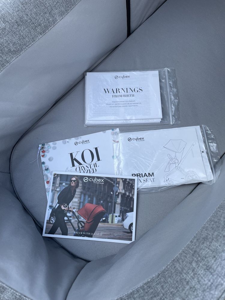 Cybex Priam Platinum Koi 2w1 spacerówka, gondola + dodatki