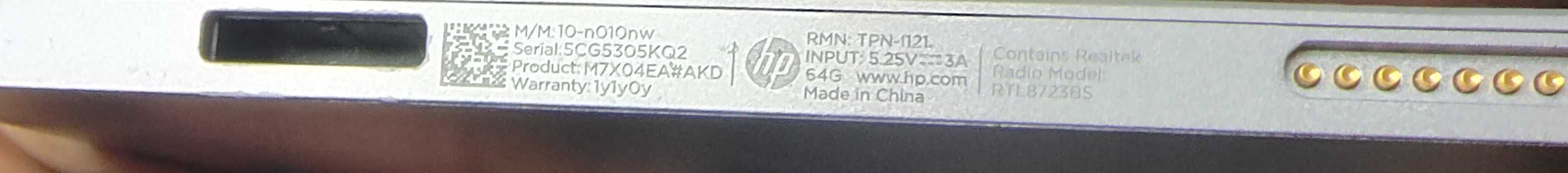 Laptop / tablet HP 10-n010nw