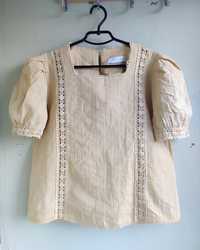 Оригінальна блуза топ у етно стилі вишиванка від бренду Olive Англія о