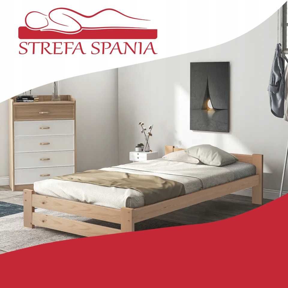 Łóżko 90x200 cm drewniane sosnowe solidne! Polski Produkt