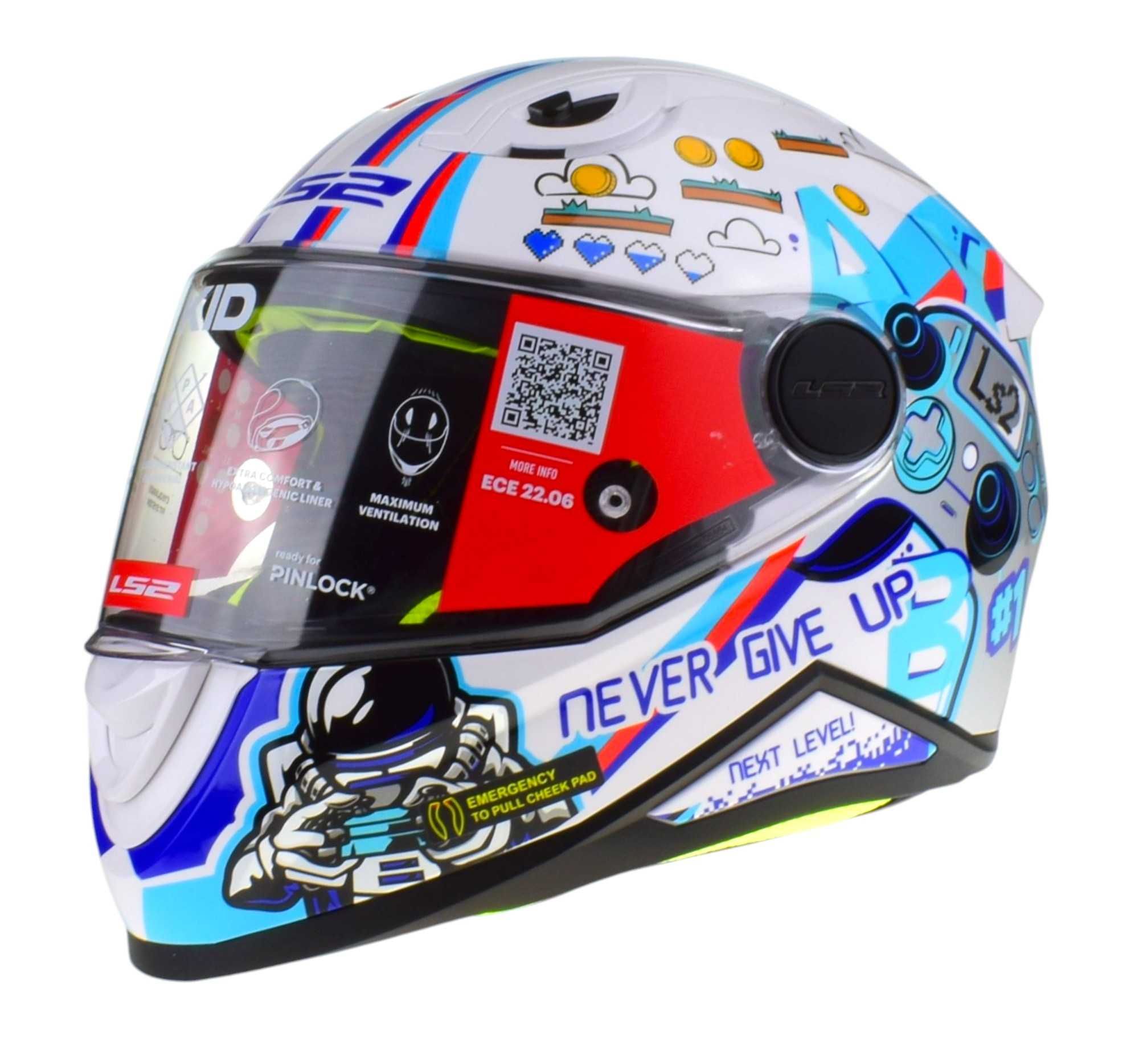 Kask dziecięcy LS2 FF812 KID NEXT LEVEL