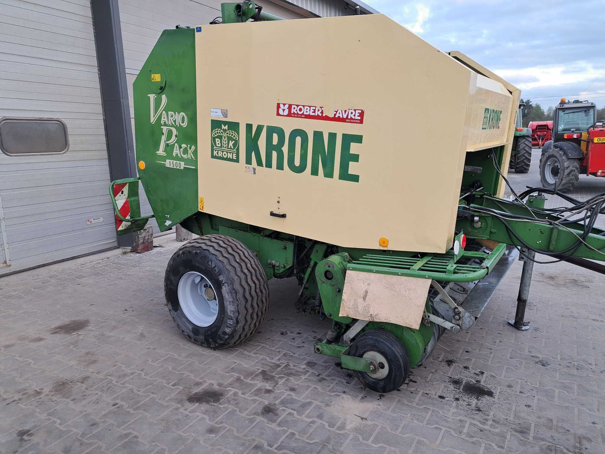 Krone Vario Pack 1500 multi cut noże siatka