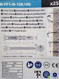 Дюбель фасадный-распорный 10×100×25штук.