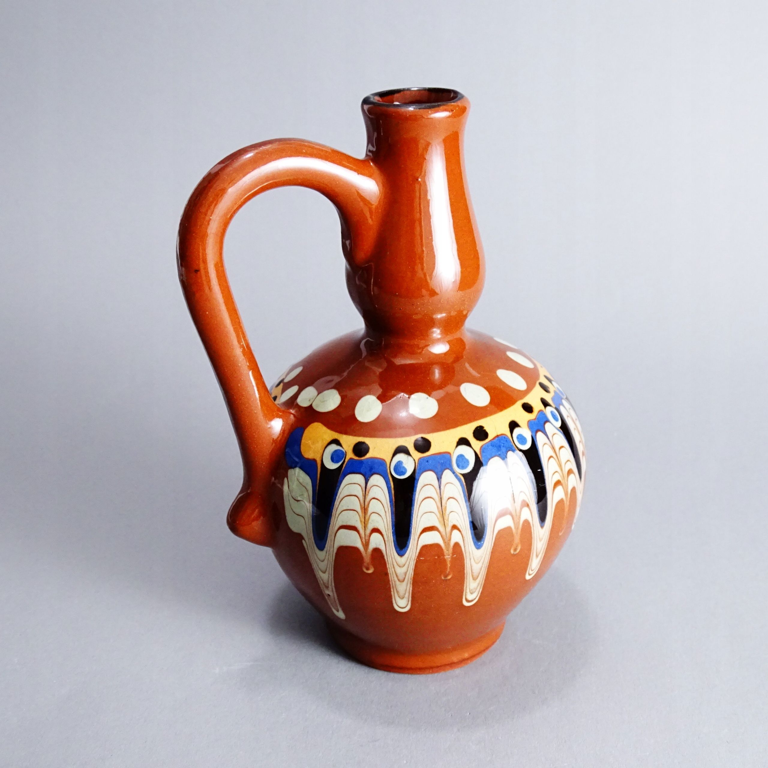 bułgaria stary ceramiczny dzbanek dzbanuszek