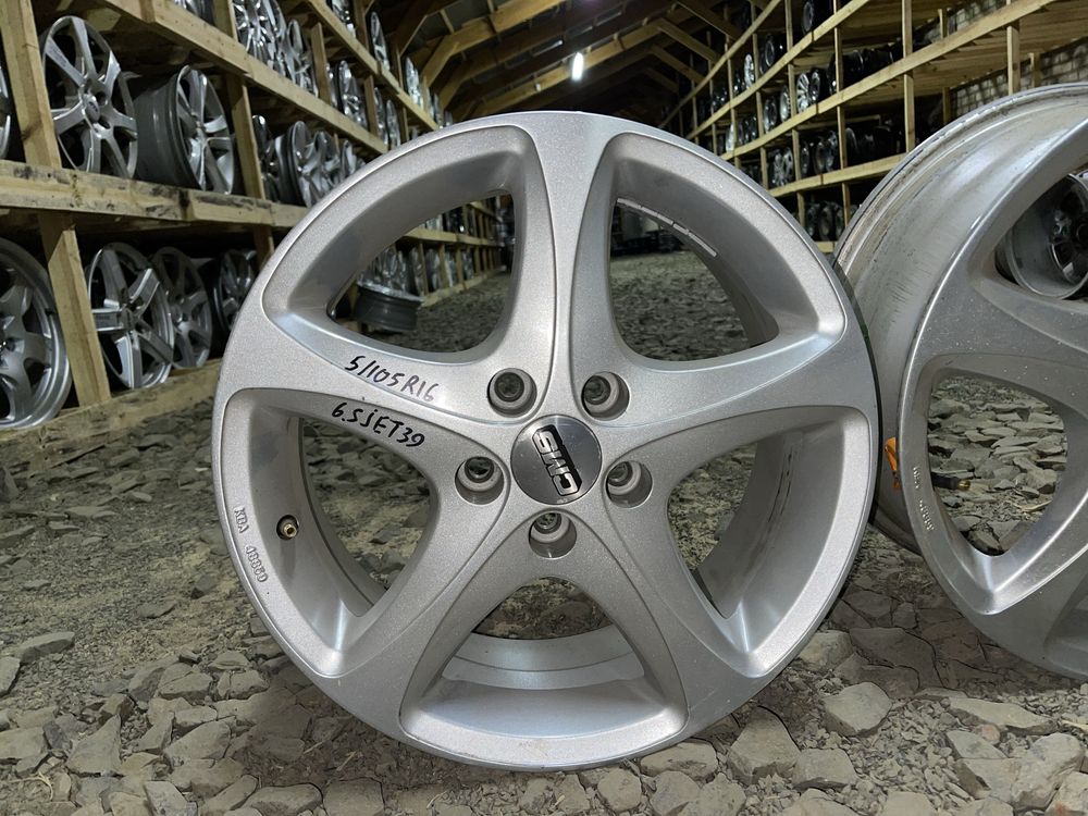 Сучасні диски OPEL 5/105 R16 6.5J ET39 з Німеччини 4шт без ремонтів