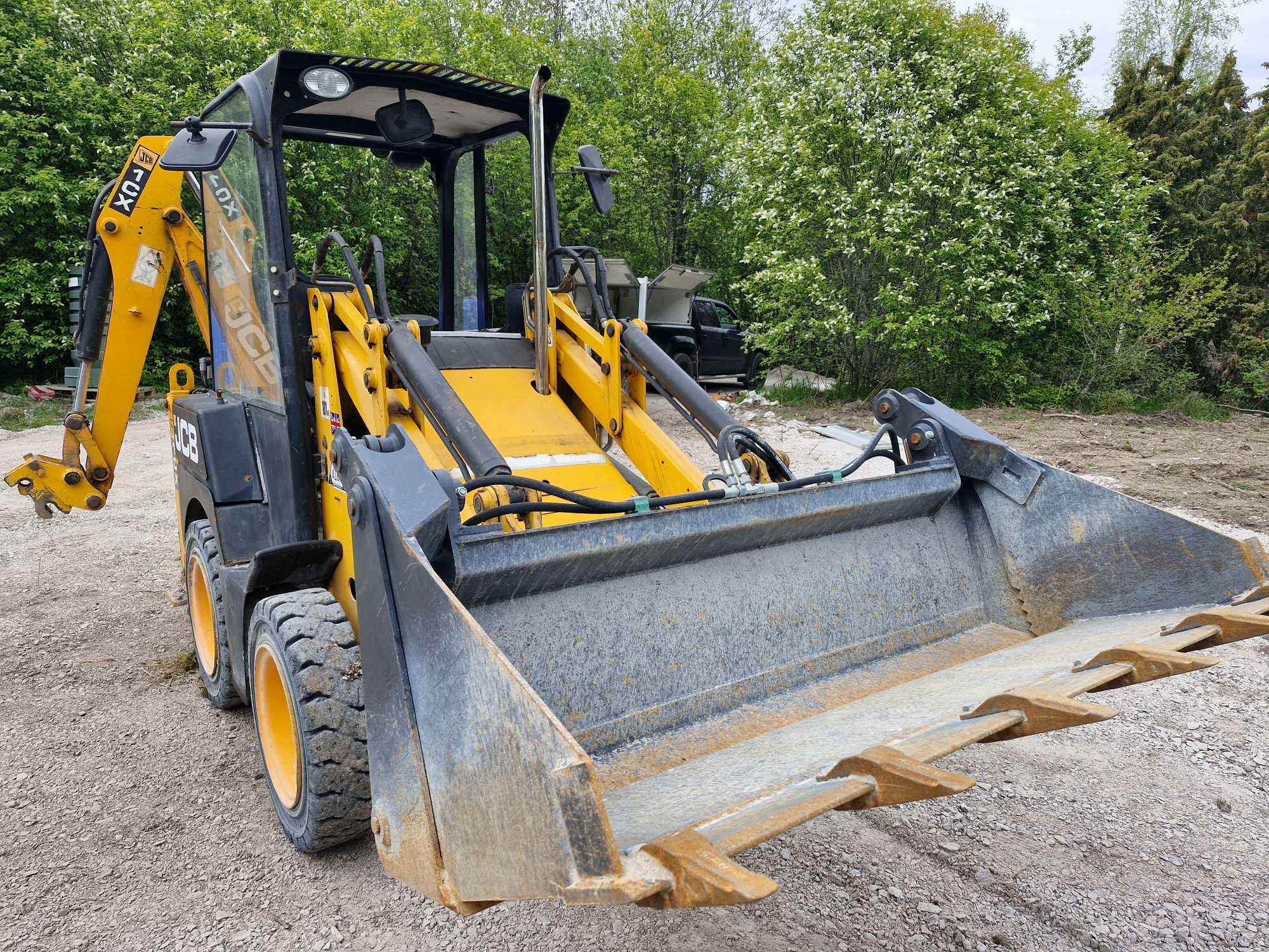 Wynajem Koparki koparko- ładowarki JCB 1CX łyżka, widły, krokodyl