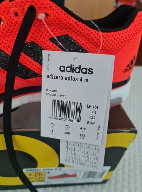 Adidas Adizero Adios 4m - Novas