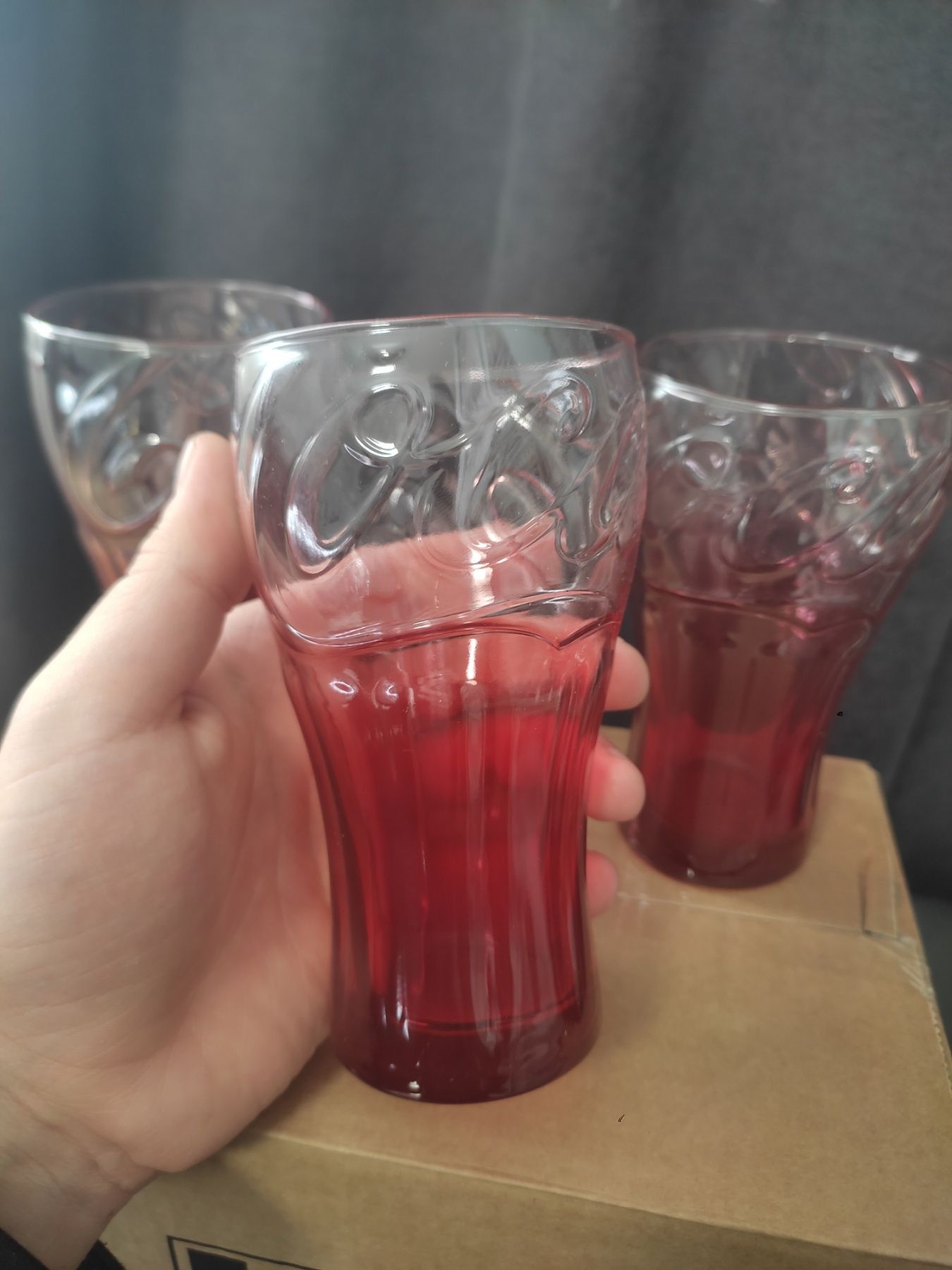 АКЦІЯ!!!Ціна за 6шт Склянки Стаканы Стакани Кока-Кола Coca-Cola Нова К