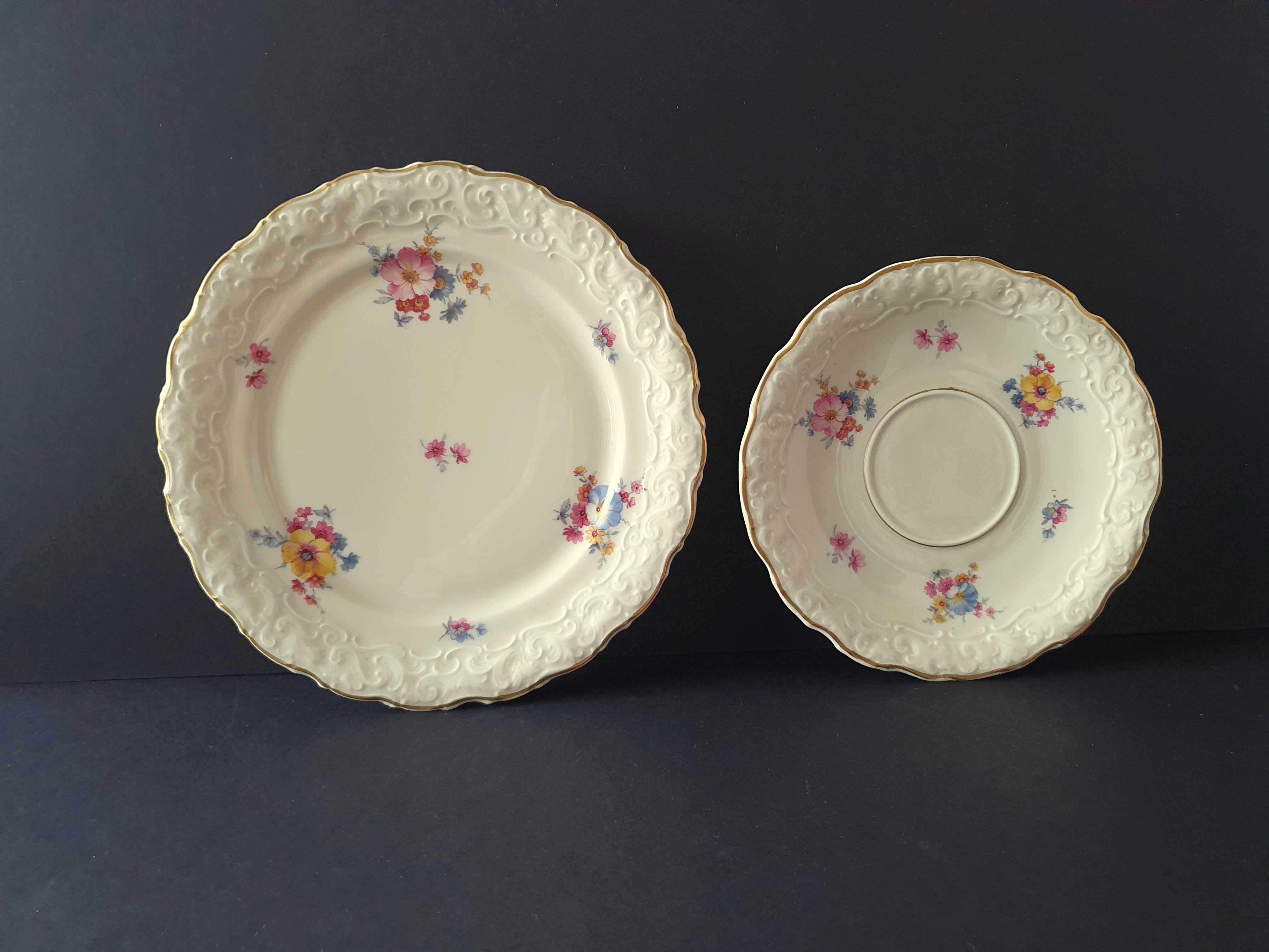 Rosenthal Talerz deserowy i spodek Talerzyk Spodeczek 1938 r.