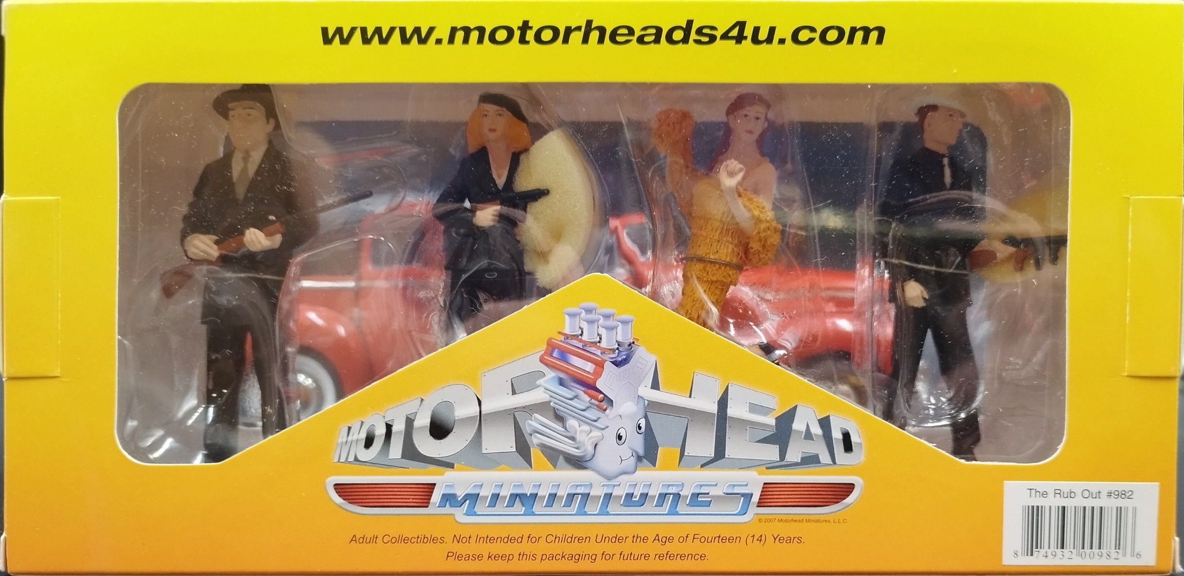 1:18 Motor Head zestaw figurek Mafia  nowe