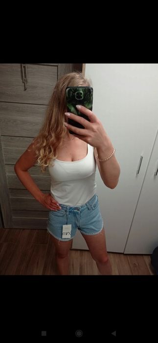 Szorty jeansowe Zara