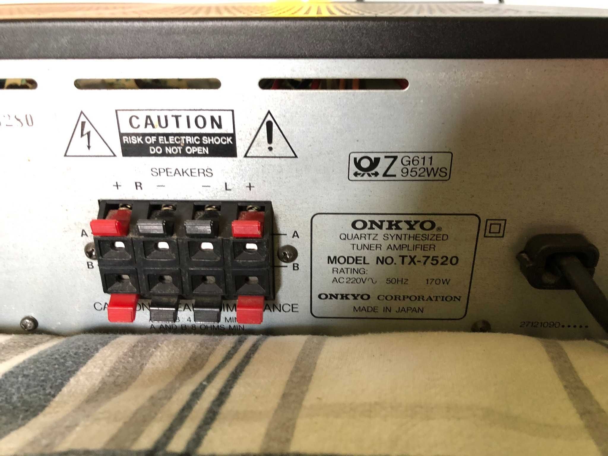 Amplituner Onkyo TX 7520 Quartz Synthesized Tuner Amplifier Japan