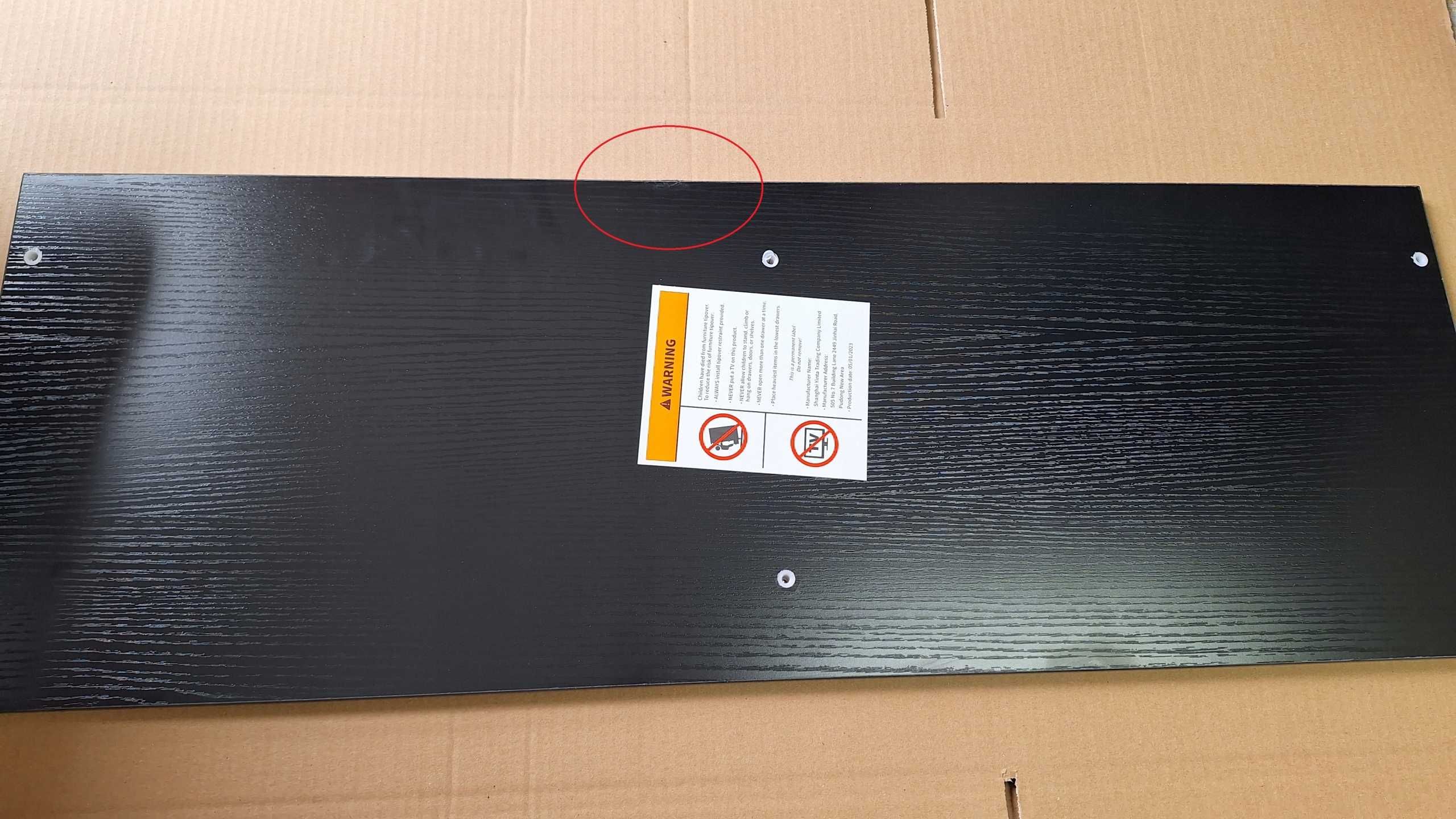 Komoda z 8 szufladami 86 x 30 x 98cm czarny YITAHOME FTBFSD-0022-E