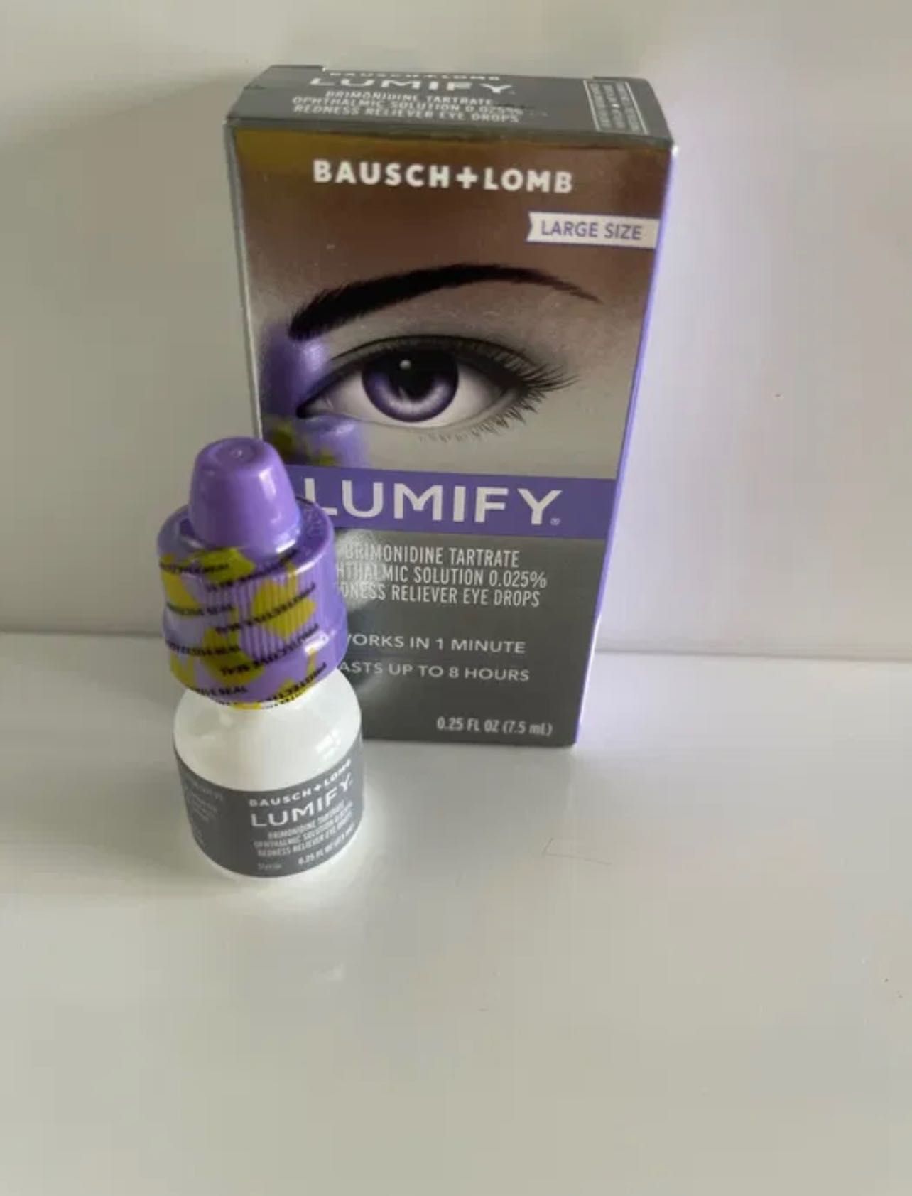 LUMIFY Bausch+Lomb eye drops wybielające 7,5ml