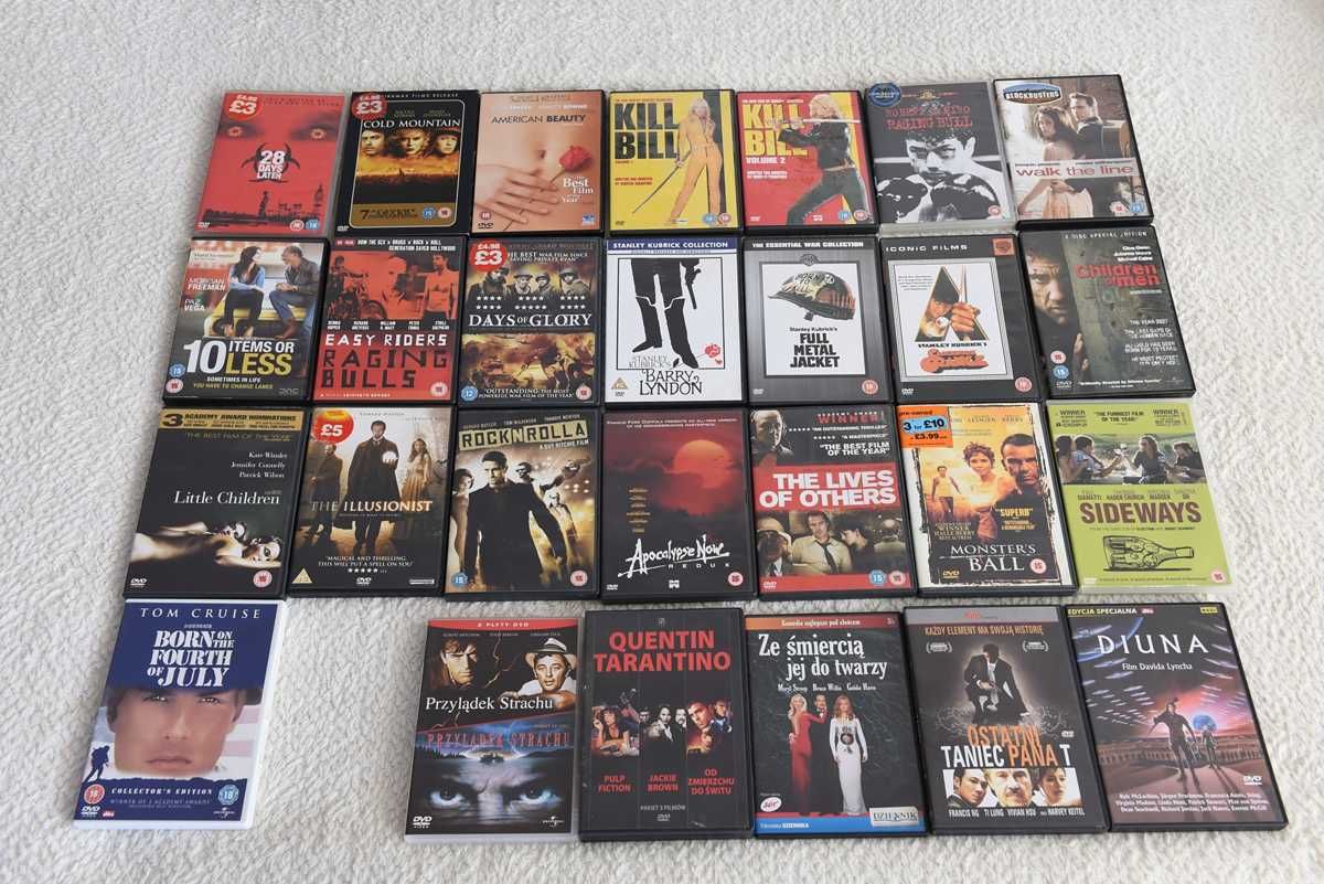 Kolekcja Płyty DVD Filmy Matrix Hitchcock / 130 szt. WERSJE ANGIELSKIE