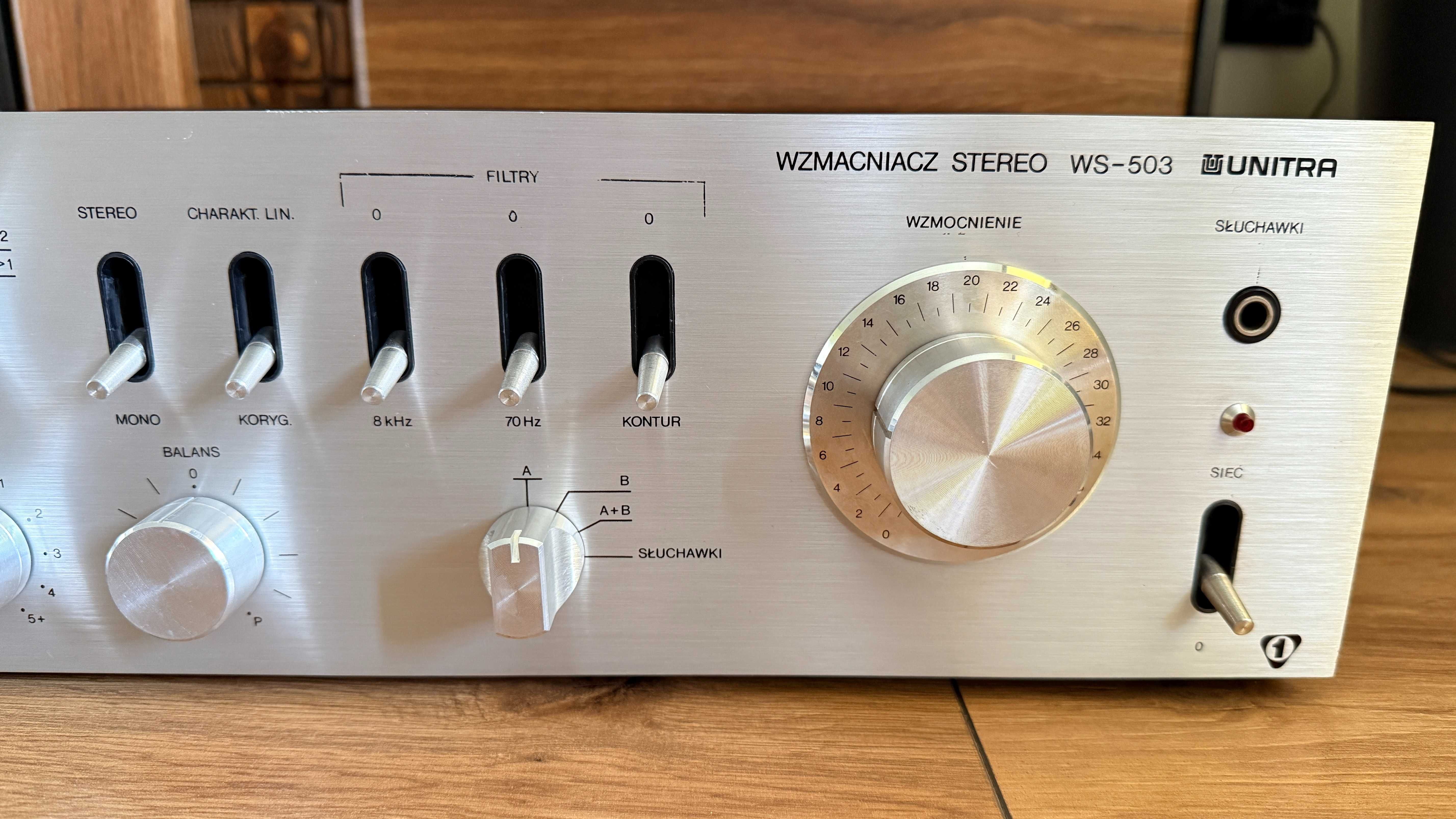 Wzmacniacz STEREO Unitra WS 503 100% Sprawny Po Serwisie !! BDB OKAZJA