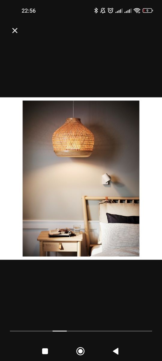 Candeeiro Bambu Ikea