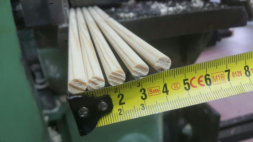 Wałek średnica 8 mm walik drążek kij patyk  pręt promień  drewniany