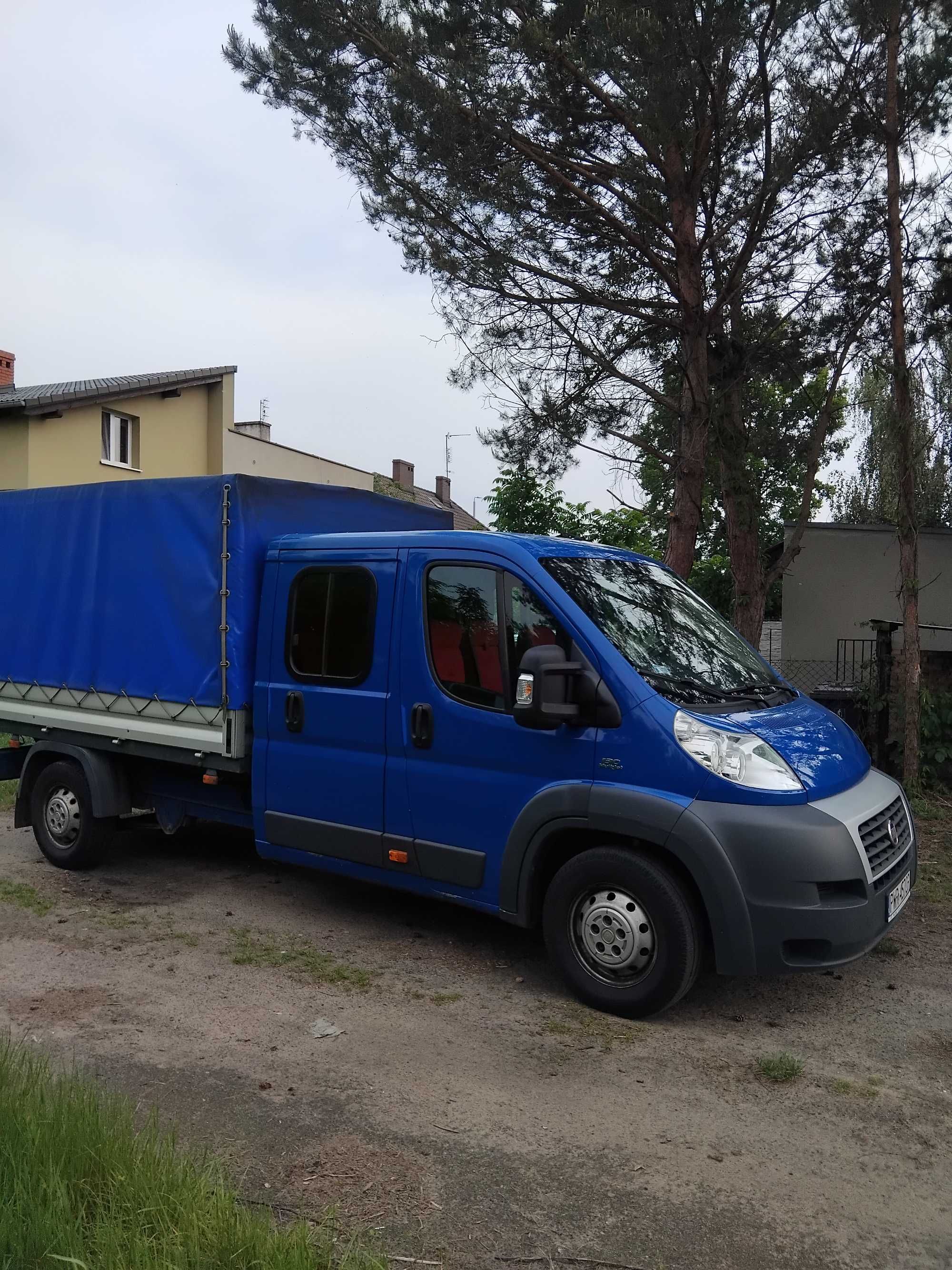 Fiat Ducato 2.3 D dubel kabina, salon Polska niski przebieg.