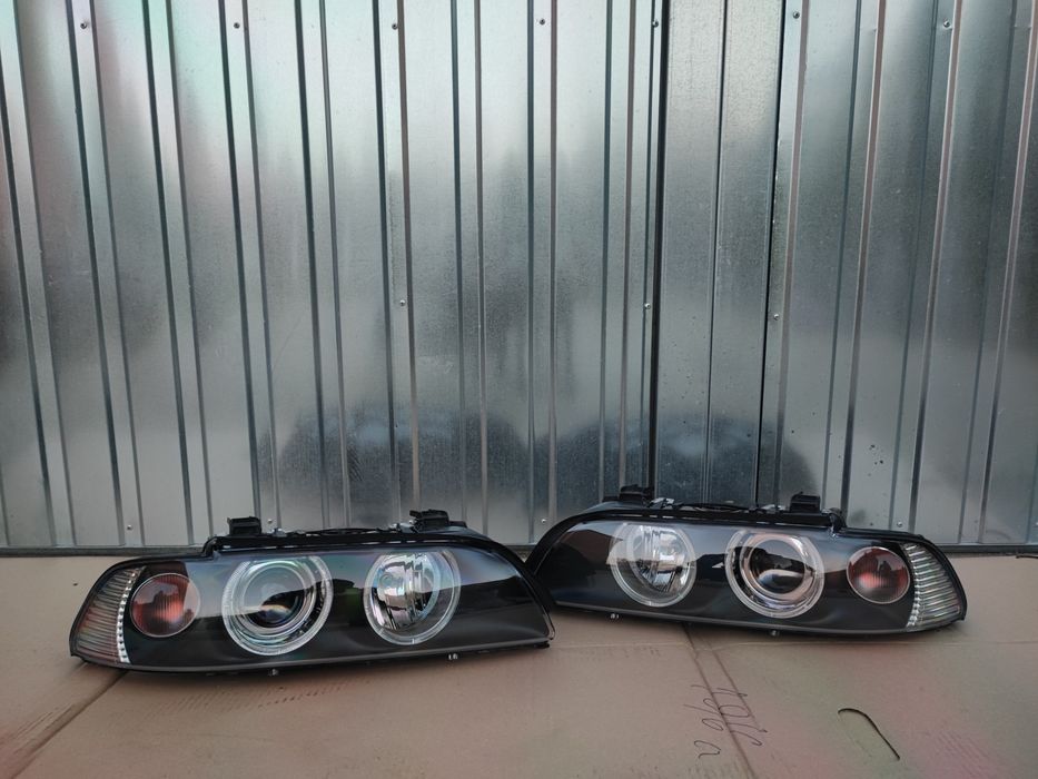 BMW E39 Lampy LIFT HELLA+BiLED Regeneracja Mocne światło Reflektory