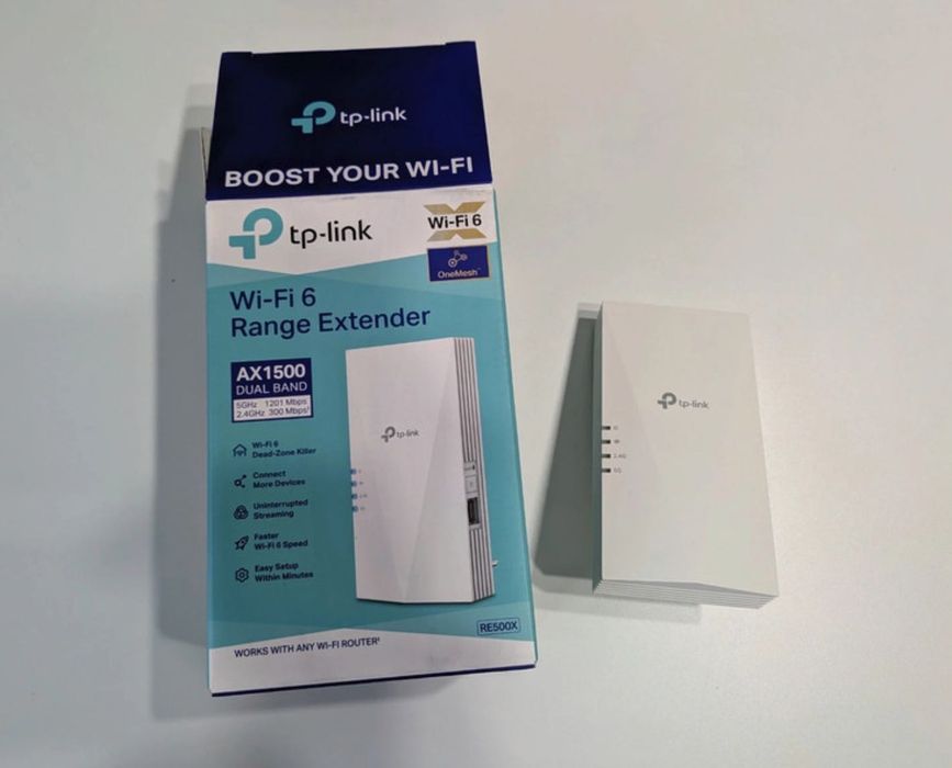 Wzmacniacz Wi-Fi TP-Link RE500X AX1500 Wi-Fi 6 Dual Band 1500 MB/S