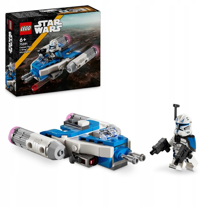 LEGO STAR WARS Mikromyśliwiec Y-Wing kapitana Rexa 75391 6+