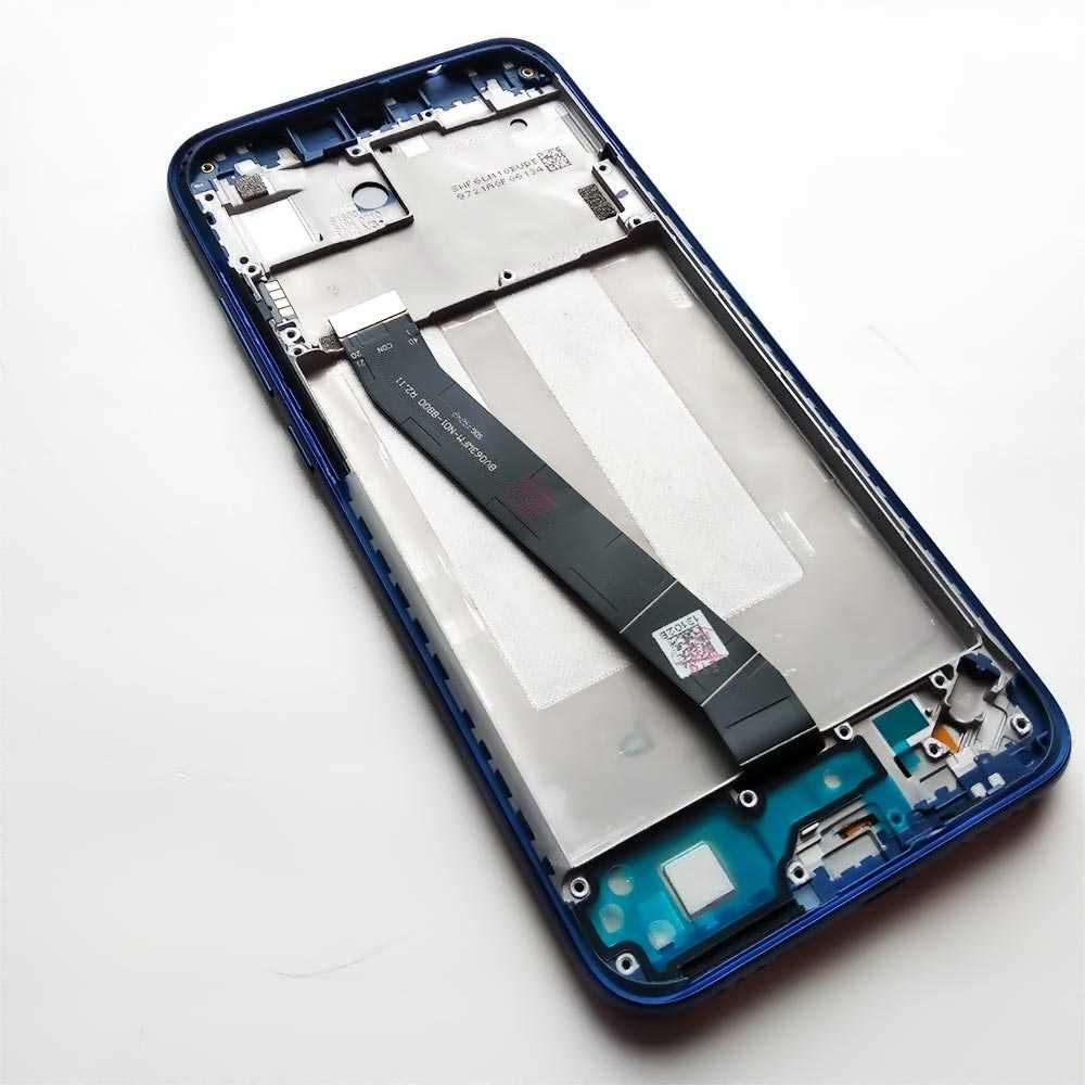 Xiaomi Redmi 7 дисплейный модуль с рамкой экран, тачскрин черный синий